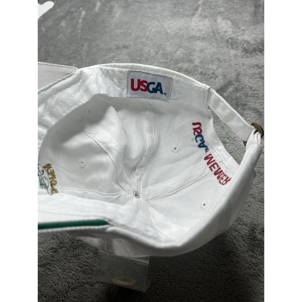 USGA 2017 US Open Erin Hills Golf Hat White Member Adjustable Cap w/ Ball Marker